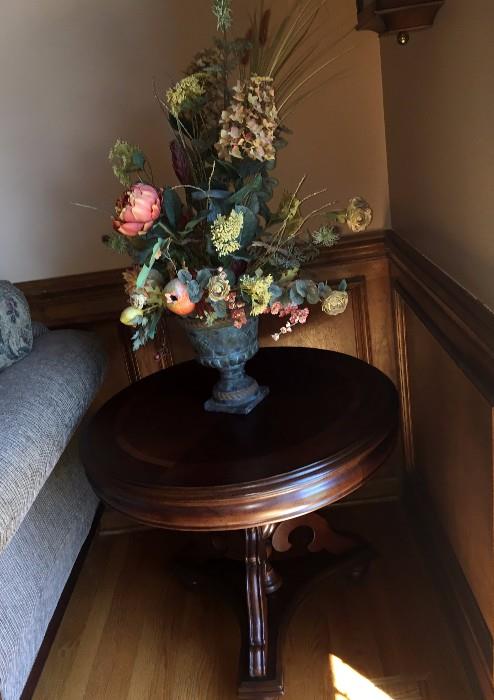 side table and arrangement
