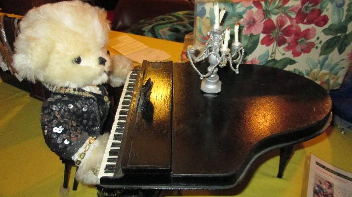 Liberace complete with piano, bench and candelabra!! 