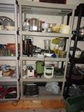 Kitchen appliances and glassware