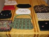 Beaded and petit point evening bags