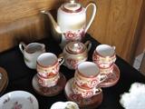 Geisha girl tea set