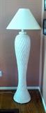 wicker floor lamp