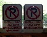 tailgating signage