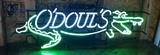 lighted O'Doul's bar sign