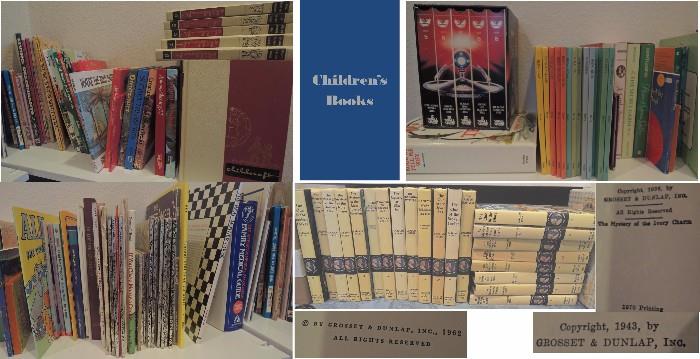Children's books, including 60s Golden Books, Childcraft & Nancy Drew