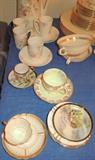 Vintage china cups & saucers