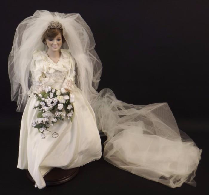The Danbury Mint The Princess Diana Bride Doll, Vintage, Collectibles