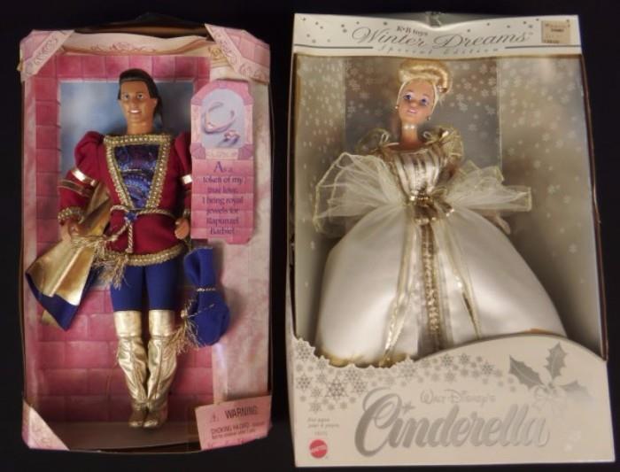 Prince Ken & Cinderella Winter Dreams Barbie, Toy, Collectibles, Doll