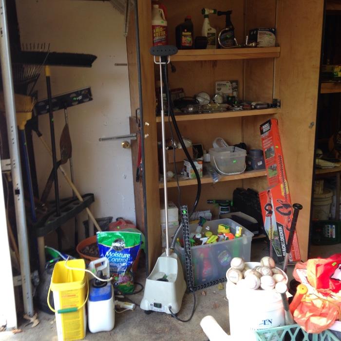 Yard and Garden tools, chemicals, etc