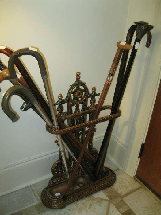 Collection of Walking Canes