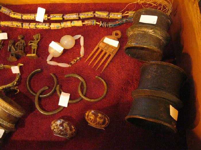 African Currency Bracelets and Artifacts