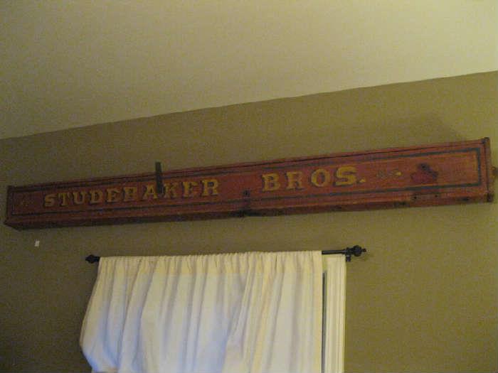 Old Studerbaker Bros. Sign