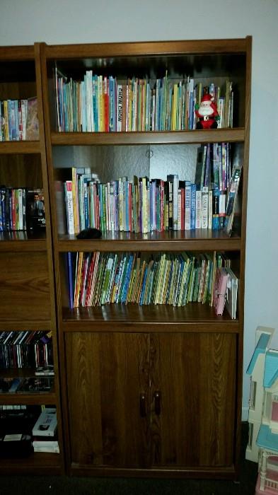 Book Shelf with Kids Books