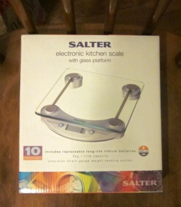 Salter electronic kitchen scale (new)