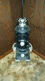 Crescent Cast Iron Stove made into lamp