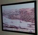 Lg Framed Print of Lyons Iowa