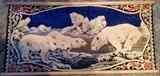 Vintage Polar Bear Tapestry