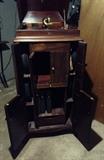 Victrola with doors open