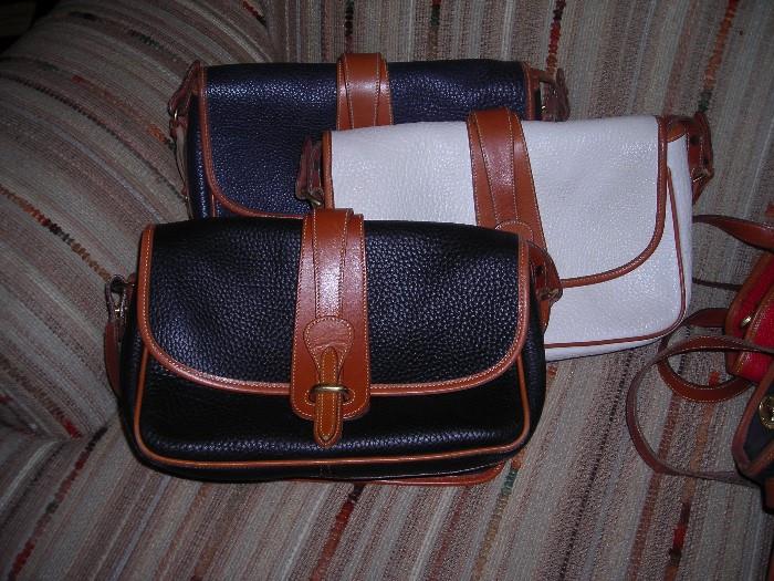 Dooney and Bourke purses.....we have at least 12