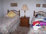 PAIR OF TWIN BEDS & NIGHT STAND