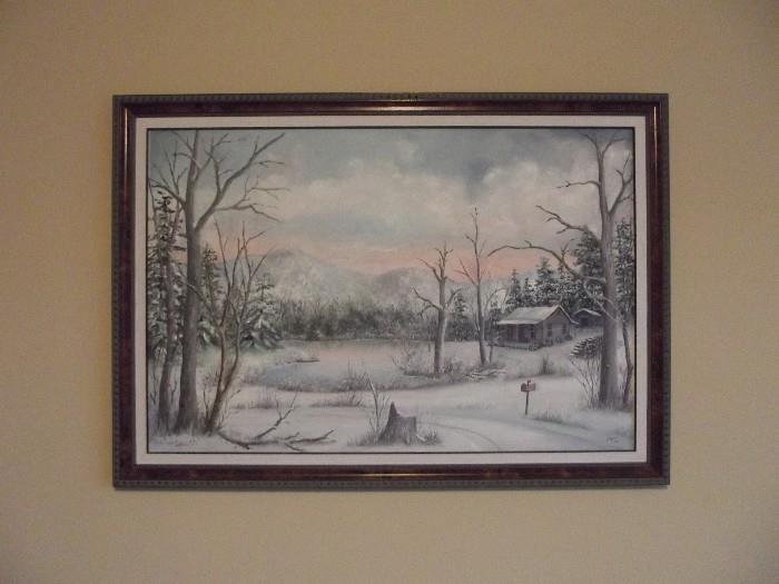 Pauline Smith Framed Painting 