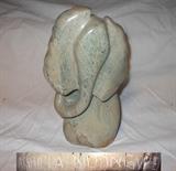 Signed Modernist Stone Elephant, Agrippa Ndongwe