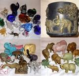 A small sample of the Giant Selection of Elephants