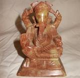 Soapstone Ganesha or Ganapati Statue