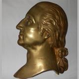 Heavy Brass George Washington Wall Hanging