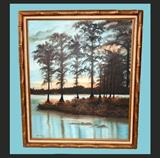 Very Attractive large Signed Oil Painting