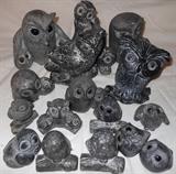 Wolf Original Sculptures made in Canada; Owls