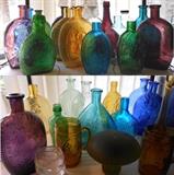Lots of Wheaton Glass Flasks