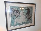 Dining Room: A closer view of the lithograph by Swedish artist HANS ERNI.