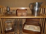 Family Room: A closer view of some of the A-B items.