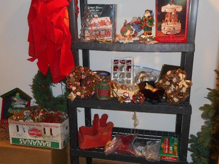 Lower Level:  Just some of the Christmas items.