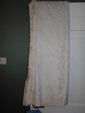 Bedroom #1: Two pairs of custom made cream color curtains (lined). Each panel is 104" wide x 82" long. Two panels per set.