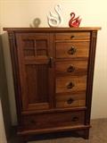 Australian hardwood tallboy dresser