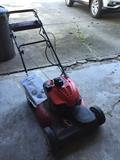 Electric mower with bagger and paperwork in excellent condition