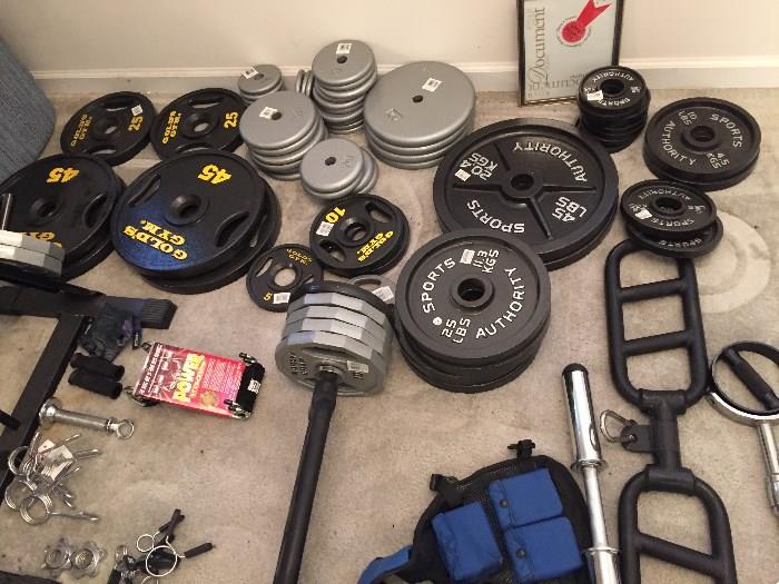 Free Style Weights.  Many Sets