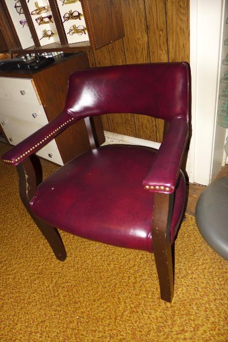 Mid Century Leather Chair