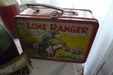 Hi ho Silver Lone Ranger Antique Metal Lunchbox