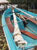 12 ft 1971 Skimmar Seagull Sailboat and Trailer
