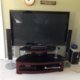 58 inch diagonal flat panel Samsung TV, one of three flat panels!!!!