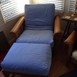 Futon Chair with ottoman