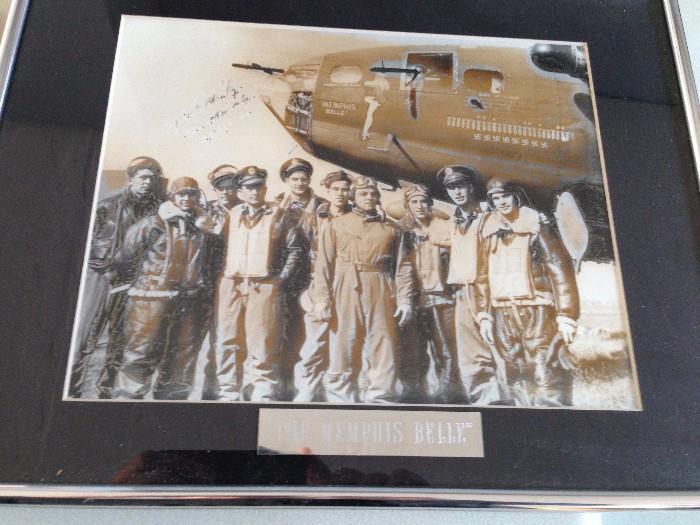 Crew of the Memphis Belle signed photo