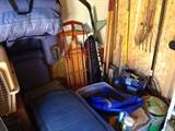 Lots of stuff stored in sheds