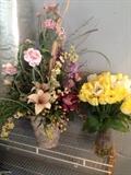 Lovely silk floral arrangements