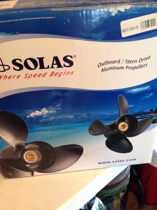 Solas outboard aluminum propellers