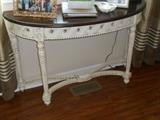 half moon, or console table with so many ways to use it