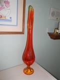 retro glass vase